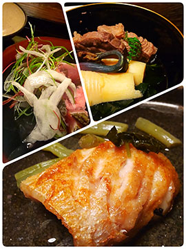会席料理 岸由