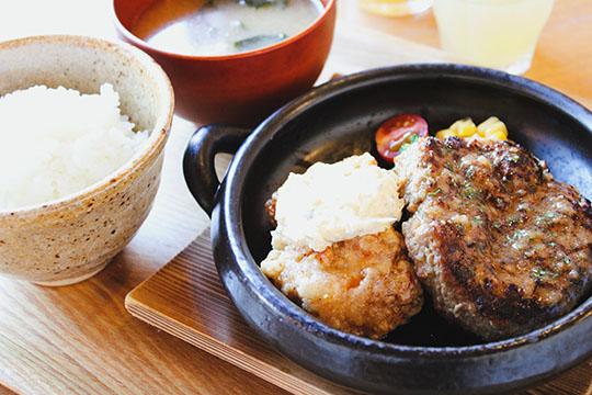 ハンバーグのビアドリット