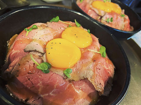 ローストビーフ、ステーキ丼Always