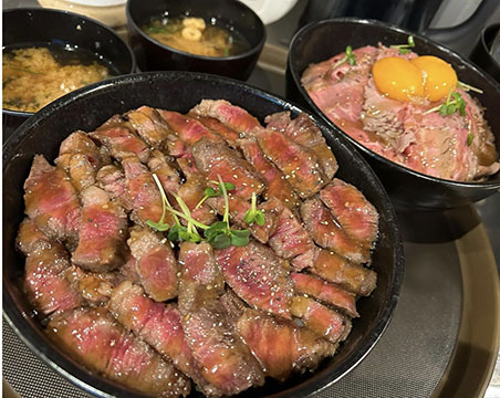 ローストビーフ、ステーキ丼Always