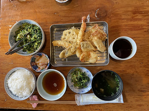 天ぷら串カツ一すじ