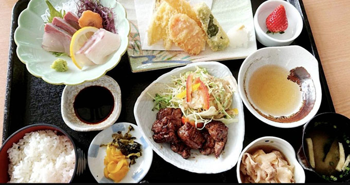 玄海海上温泉パレア  お食事処 紀水