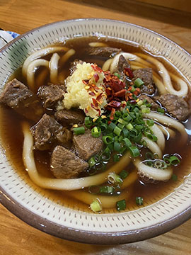 肉うどん ふじ岡