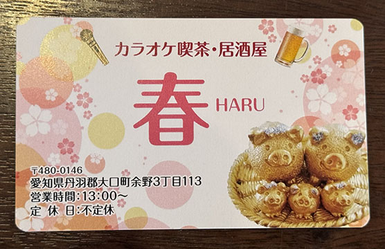 カラオケ喫茶・居酒屋　春