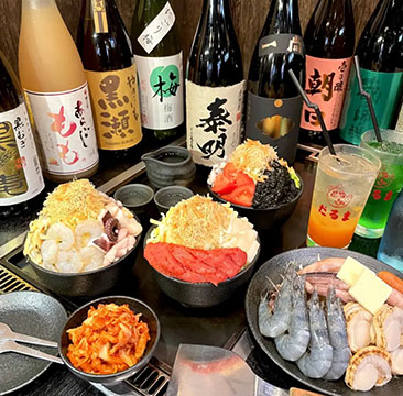 月島もんじゃ　だるま粋な店