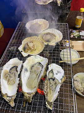 道産魚工房 炭火貝焼 貝天国